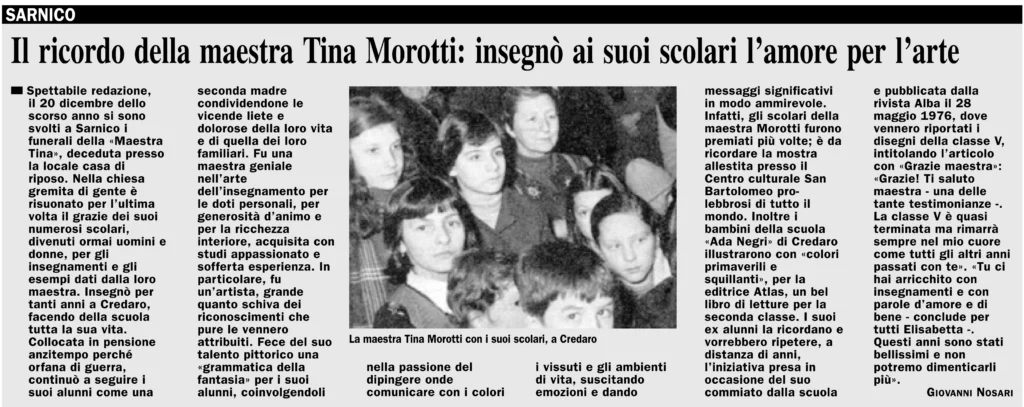TINA MOROTTI (morta il 18-12-2003) ECO di Bg-2004-01-27