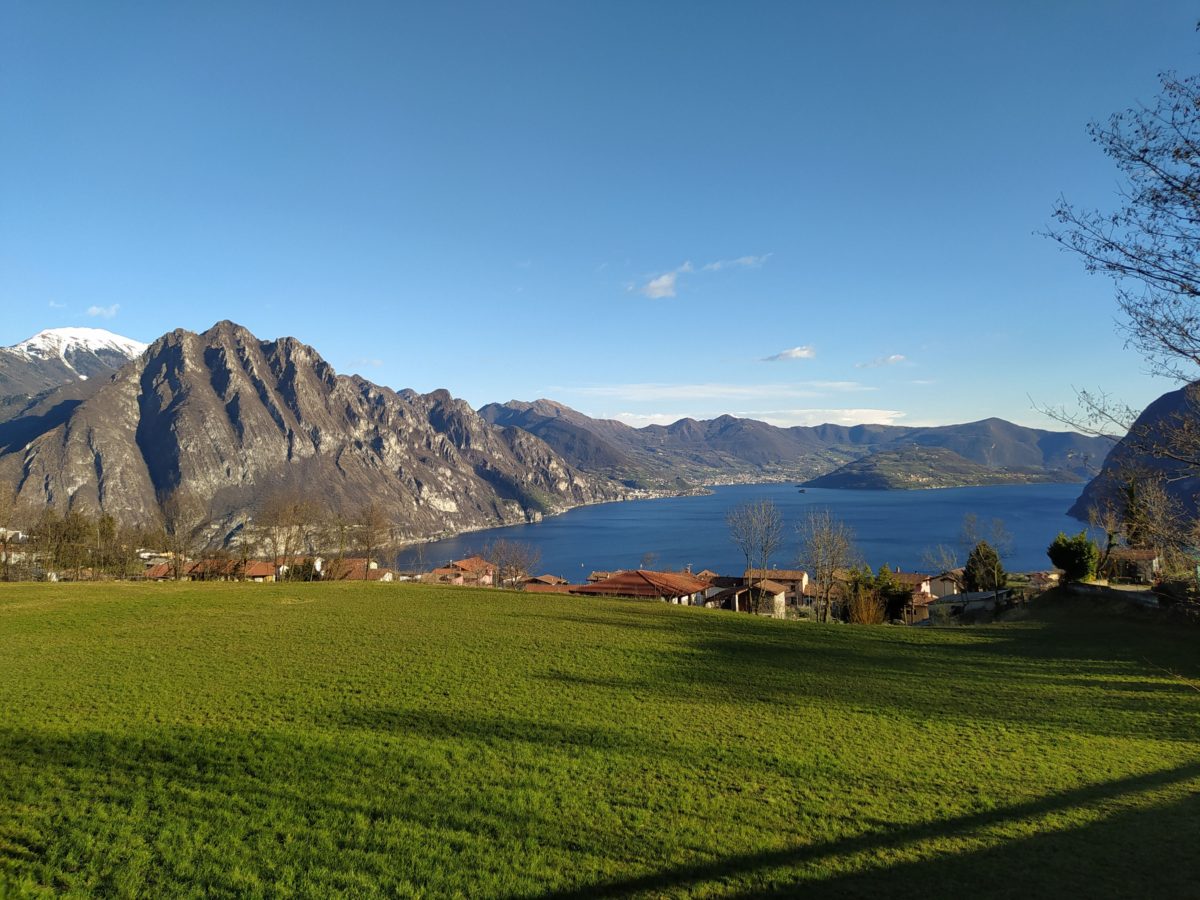 La collina del lago d'Iseo