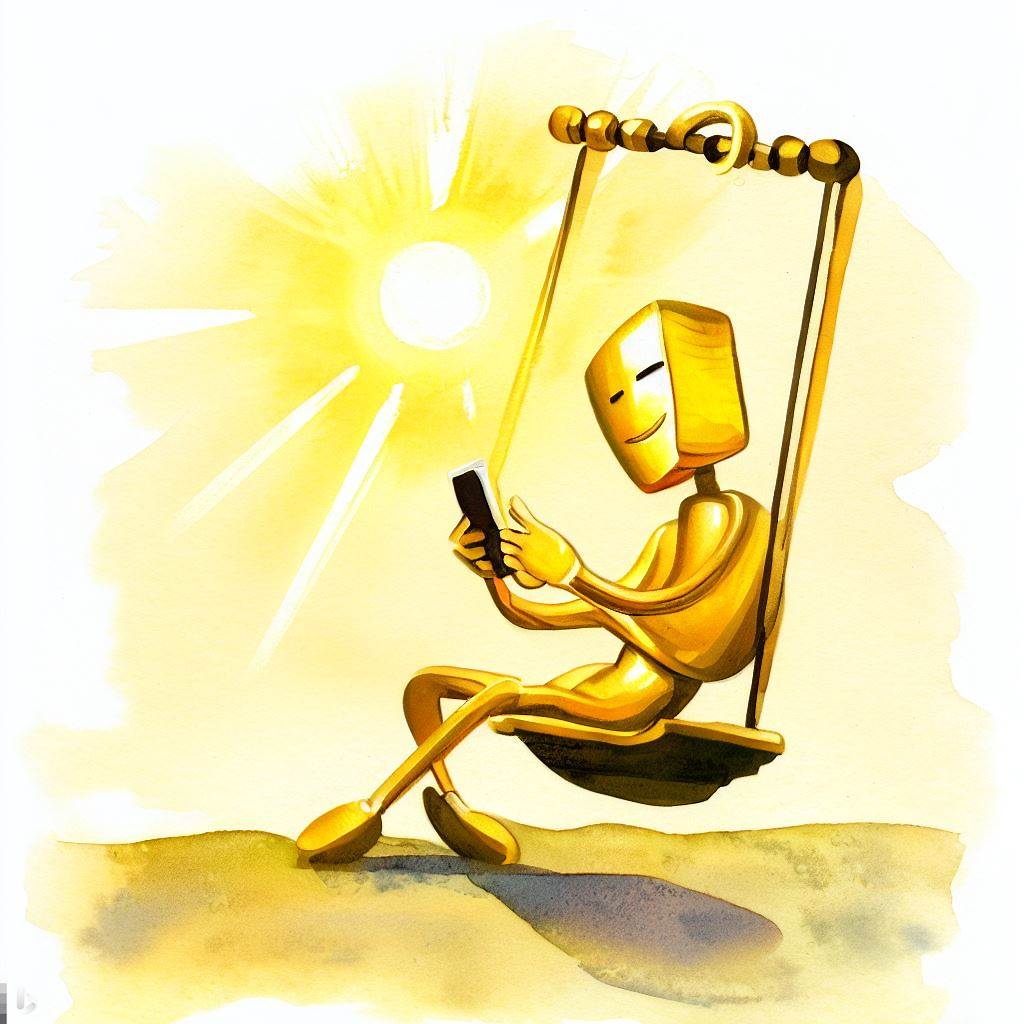 L'ALTALENA DORATA-tik-tak